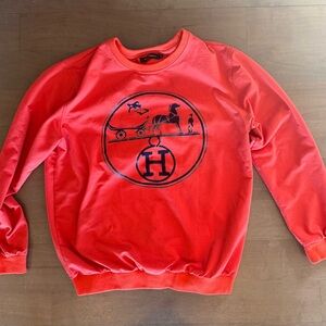 Designer inspired H horse sweatshirt